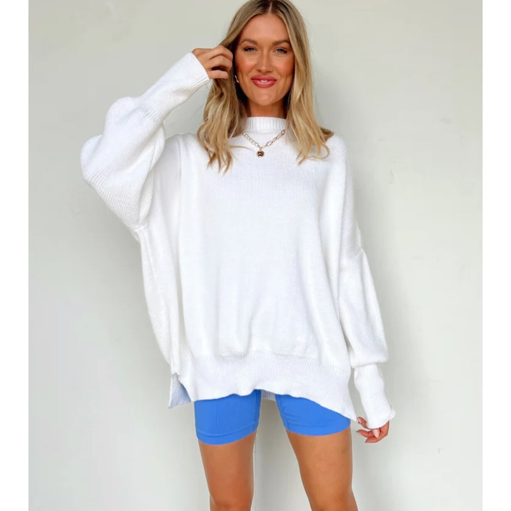 Oversized White Sweater